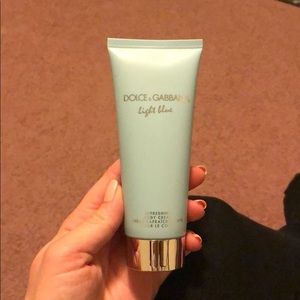 Dolce & Gabbana Womens Light Blue Body Cream